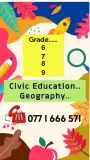 Civic Education (Grade 6/7/8/9), Geography (Grade 6/7/8/9)