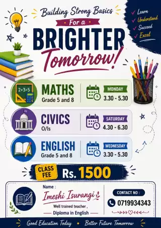 Civics and Mathematics class for students