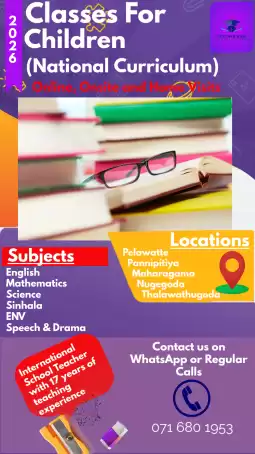 Classes for children (National Syllabus)