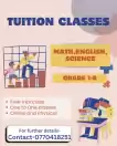 CLASSES FOR GRADE 1-8