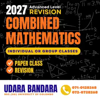 Combined Mathematics 2027 (Paper + Revision)