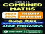 combined mathematics classes for A/L students 