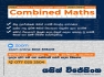 COMBINED MATHS - A/l (2023/2024) Online & homevisited classes