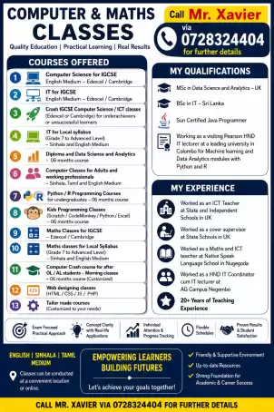 Computer/ICT classes