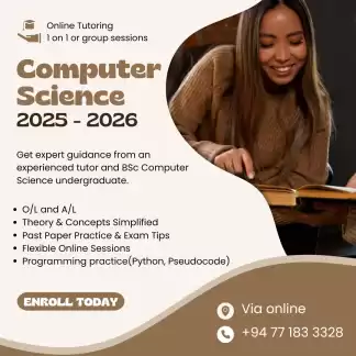 Computer Science Tuition O/L and A/L