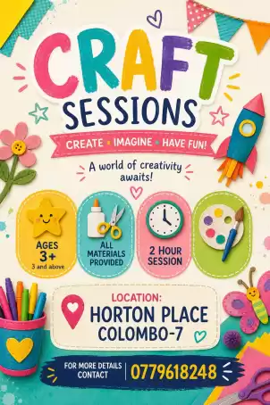 Craft sessions