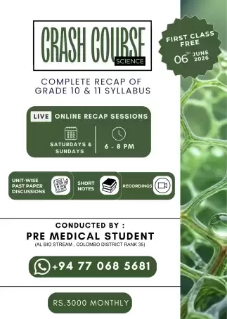 Crash Course - Science - Grade 10 & 11