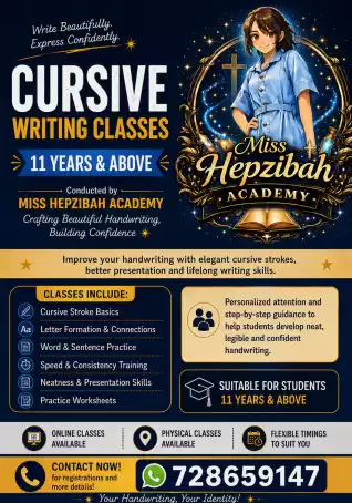 Cursive writing for everyone