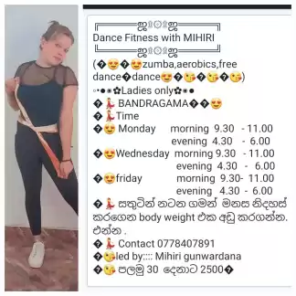 Dance fitness with Mihiri