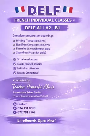 DELF classes 🇫🇷