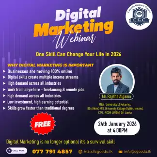 Diploma in Digital Marketing - Webinar