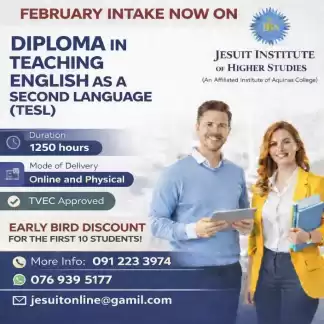 Diploma in Teaching English as a Second Language (TESL)