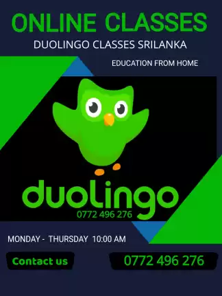 DUOLINGO ONLINE CLASSES IN SRILANKA