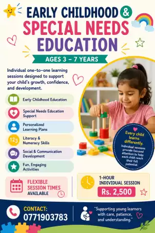 Early Childhood Special Needs Individual Sessions