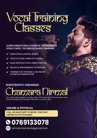 Eastern Vocal Music Classes (Colombo) – Singing & Guitar