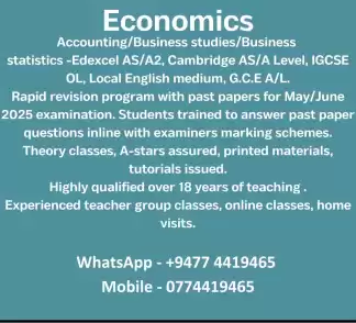 Economics, Accounting,Bs