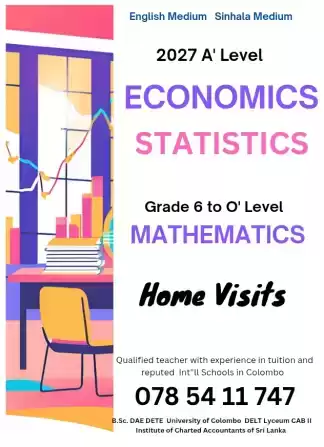 Economics BS Accounting English Sinhala Medium