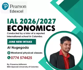 Economics IGCSE / IAL Edexcel Economics IGCSE / IAL Edexcel