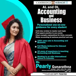 Edexcel Accounting and Business