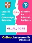 Edexcel and Cambridge Classes