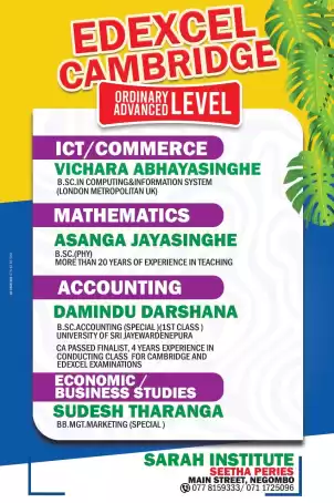 Edexcel and Cambridge Classes