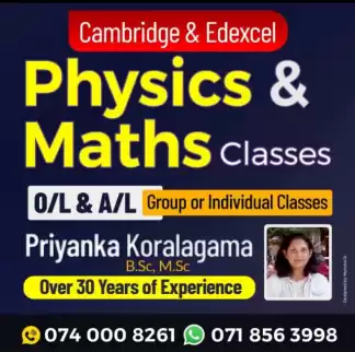 Edexcel and Cambridge Physics & Maths classes