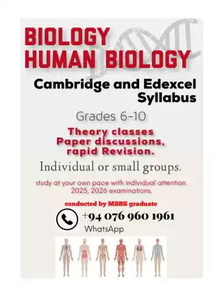 Edexcel and Cambridge syllabus - Biology & Human Biology classes Edexcel and Cambridge syllabus - Biology & Human Biology classes