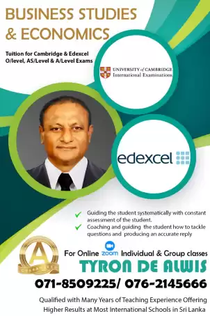 Edexcel and Cambridge Tuition