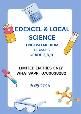 Edexcel and Local Science English Medium
