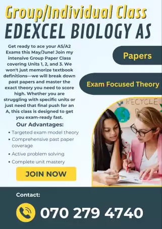 Edexcel Biology Paper Class (As/A2)