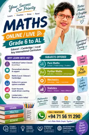 Edexcel / Cambridge / Any Loval, International Maths clzs