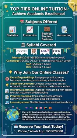 Edexcel & Cambridge AQA OCR Economics , • Accounting , • Business