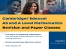 Edexcel/ Cambridge - AS & A Level Maths Paper Class