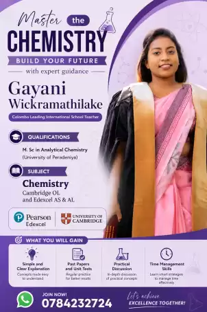 Edexcel & Cambridge Chemistry Classes