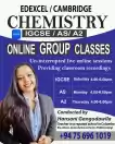 Edexcel / Cambridge Chemistry Online Group classes