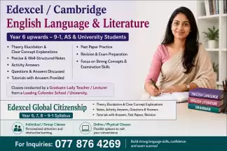Edexcel/ Cambridge English Language & Literature 5 onwards9-1 syllabus Edexcel Global Citizenship 6 to 9-1