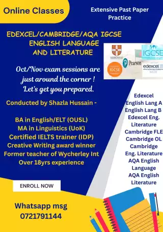 EDEXCEL/CAMBRIDGE IGCSE ENGLISH LANGUAGE CRASH COURSE