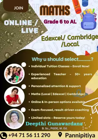 Edexcel /Cambridge / Local Maths clz