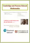 Edexcel/Cambridge- Mathematics & Further Mathematics - Advanced Level