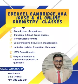 Edexcel Cambridge Online Chemistry Classes