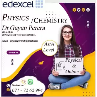 Edexcel Chemistry/Physics/Biology As/A level And O/L