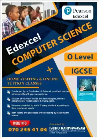 Edexcel Computer Science | London O/L - Home Visiting & Online