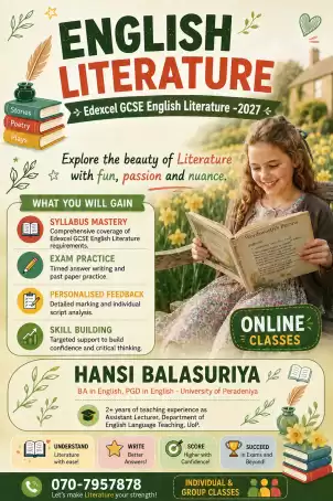EDEXCEL ENGLISH LITERATURE -2027