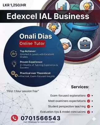 Edexcel IAL Business