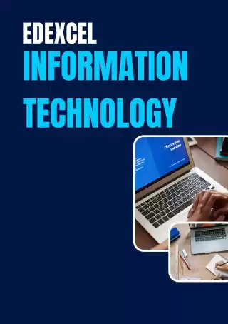 Edexcel IAL Information Technology