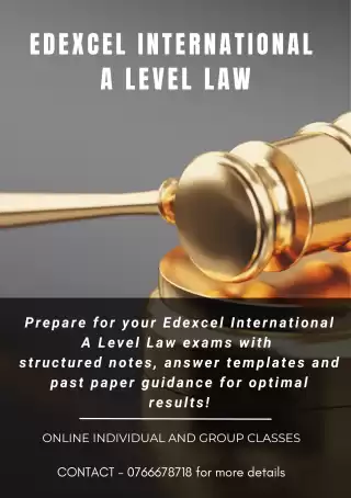 Edexcel IAL Law