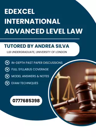 Edexcel IAL Law Classes