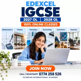 Edexcel IGCSE 2027 O/L Online Group Classes