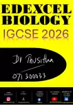 EDEXCEL IGCSE 9-1 BIOLOGY 2025 and 2026