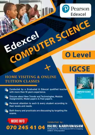 Edexcel IGCSE (9-1) Computer Science | Home Visiting & Online